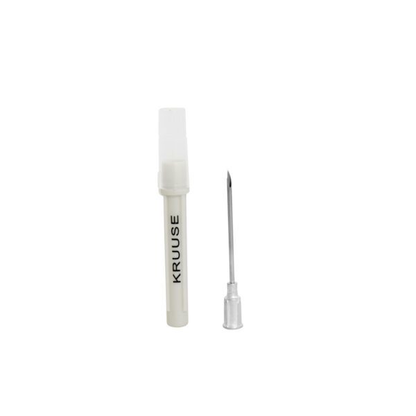 Agulha Descartável Kruuse com Canhão de Alumínio – 1,6×38 mm