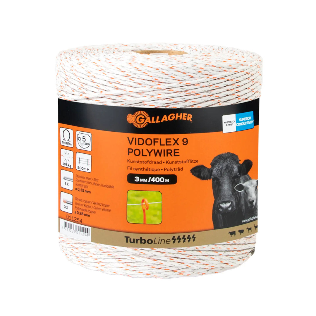 Fio Vidoflex Turboline 9C 400 m - Polywire